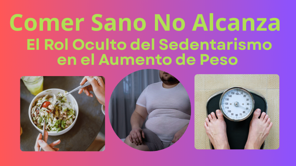 La importancia de evitar el sedentarismo para la salud.