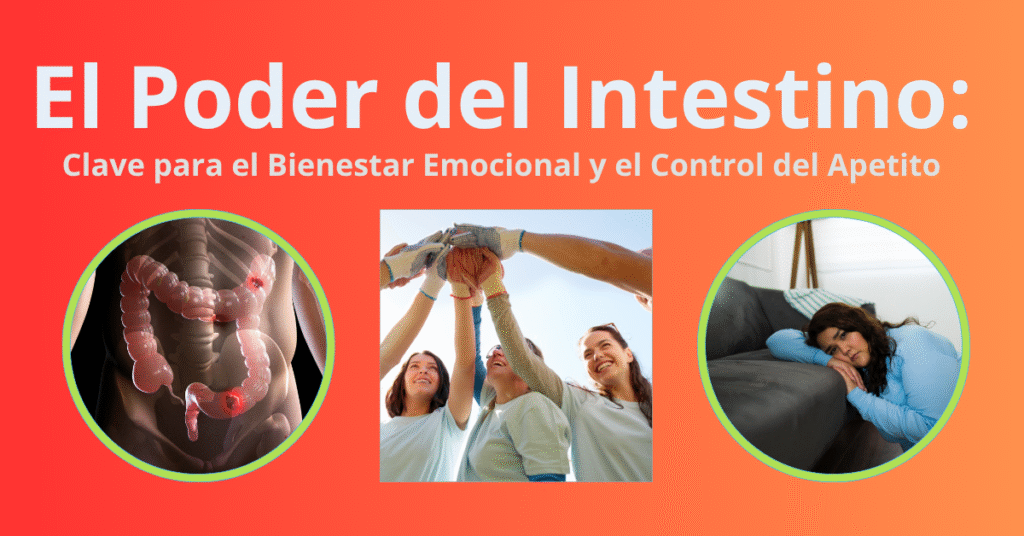 Representación del eje intestino-cerebro mostrando la conexión entre el sistema digestivo y el cerebro humano